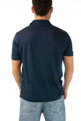 MAGLIA POLO UOMO  BLU NAVY A34144 07NAVY SUN 68